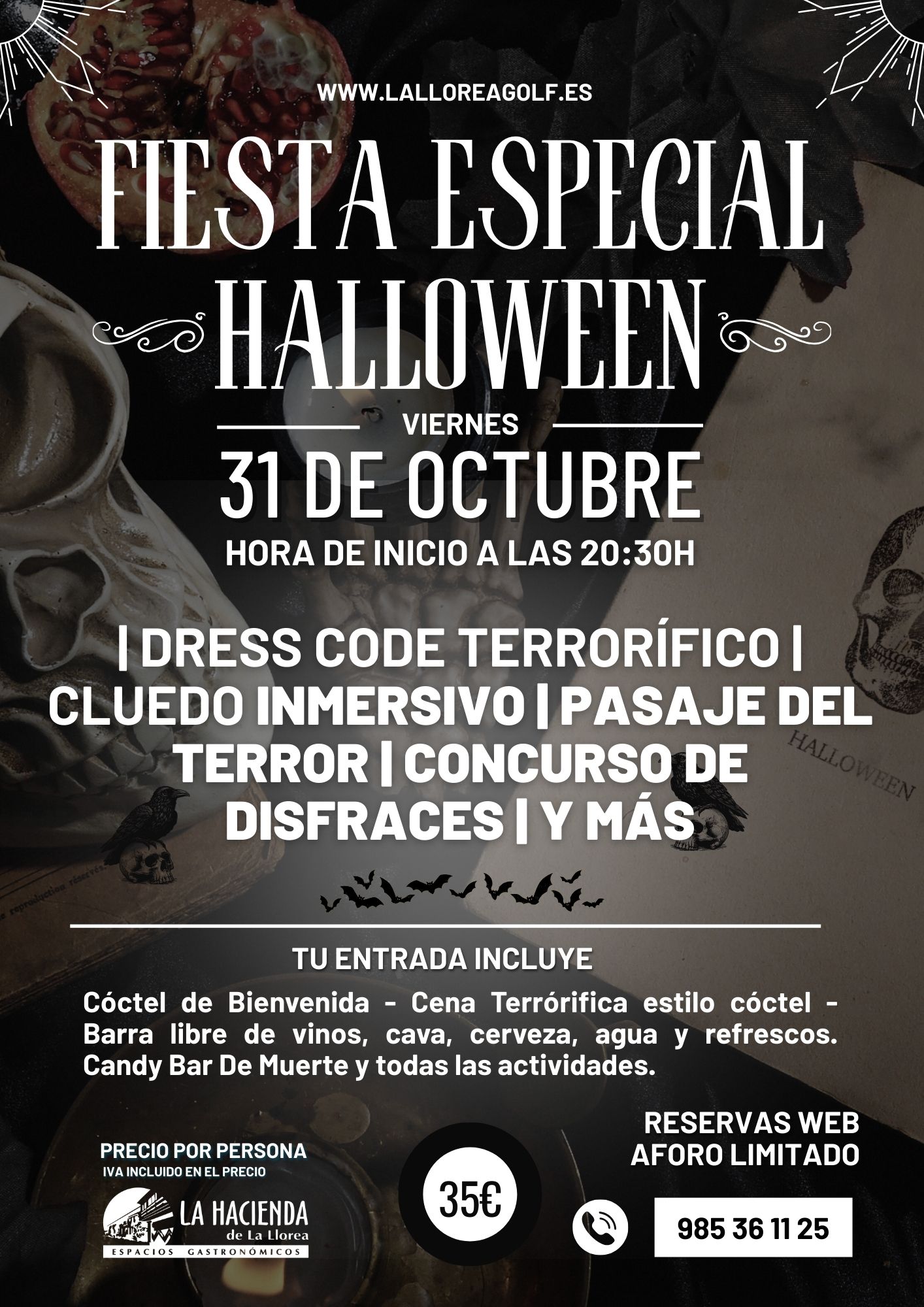 HALLOWEEN FIESTA LA HACIENDA DE LA LLOREA 2025